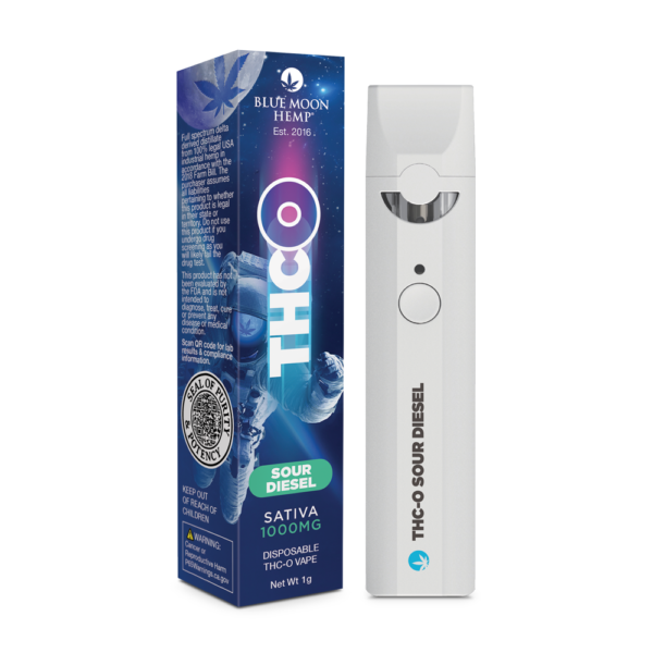 Blue Moon Hemp THC-O 1G Vape SourDiesel