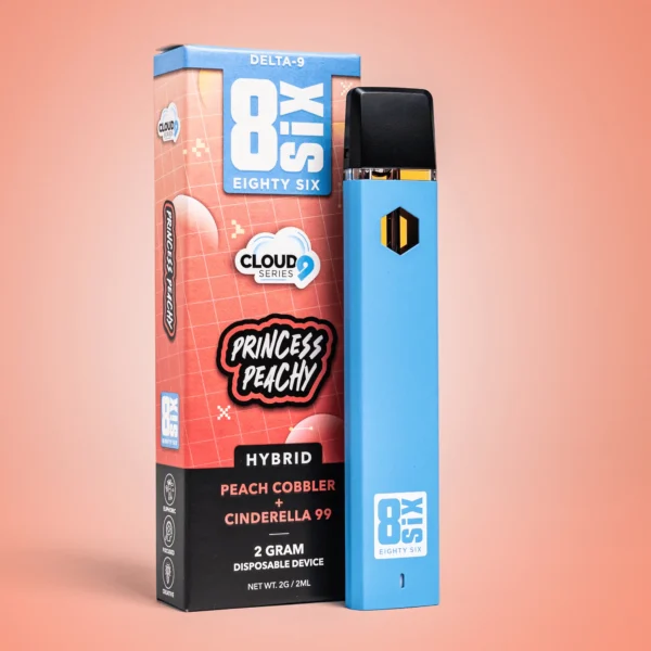 D9-PP-1 Strawberry Cough Delta-9 Disposable THC Vape 2G