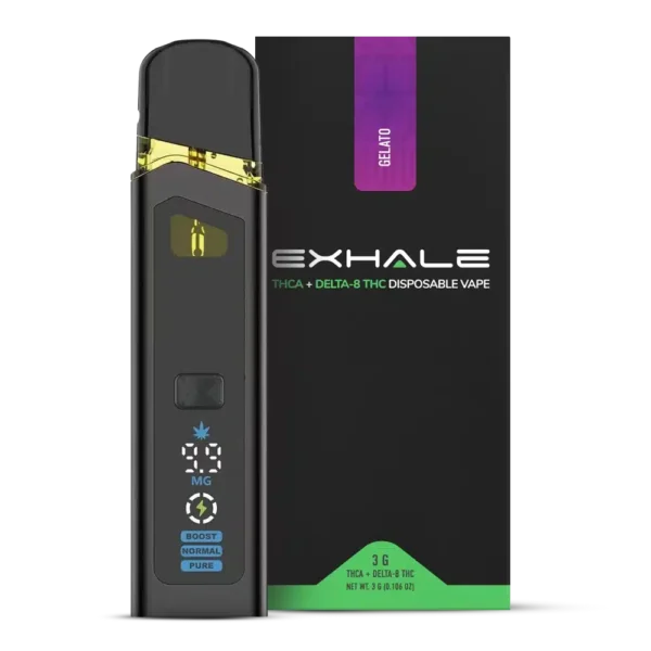 Exhale THCA Gelato Disposable Vape 3G